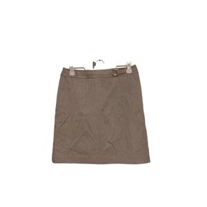 Y2K Ann Taylor Loft Micro Mini Skirt Sz 4 Grey Gray Pencil Career Office Preppy